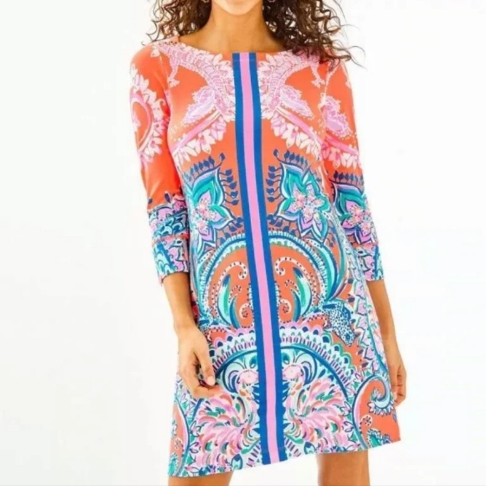 Lilly Pulitzer Sophie Dress UPF 50+ Tangerine